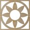 Ekena Millwork Blume Wood Fretwork Pierced Ceiling Medallion, Birch, 24"OD x 8 3/8"ID x 1/4"T CMWP24X24X0250BLBI - alternate 5
